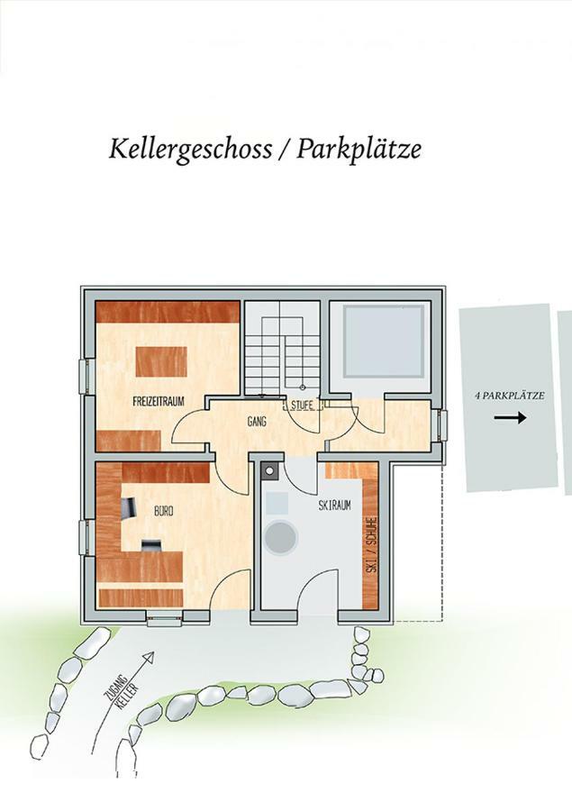 Ferienhaus Oberboden Schröcken エクステリア 写真